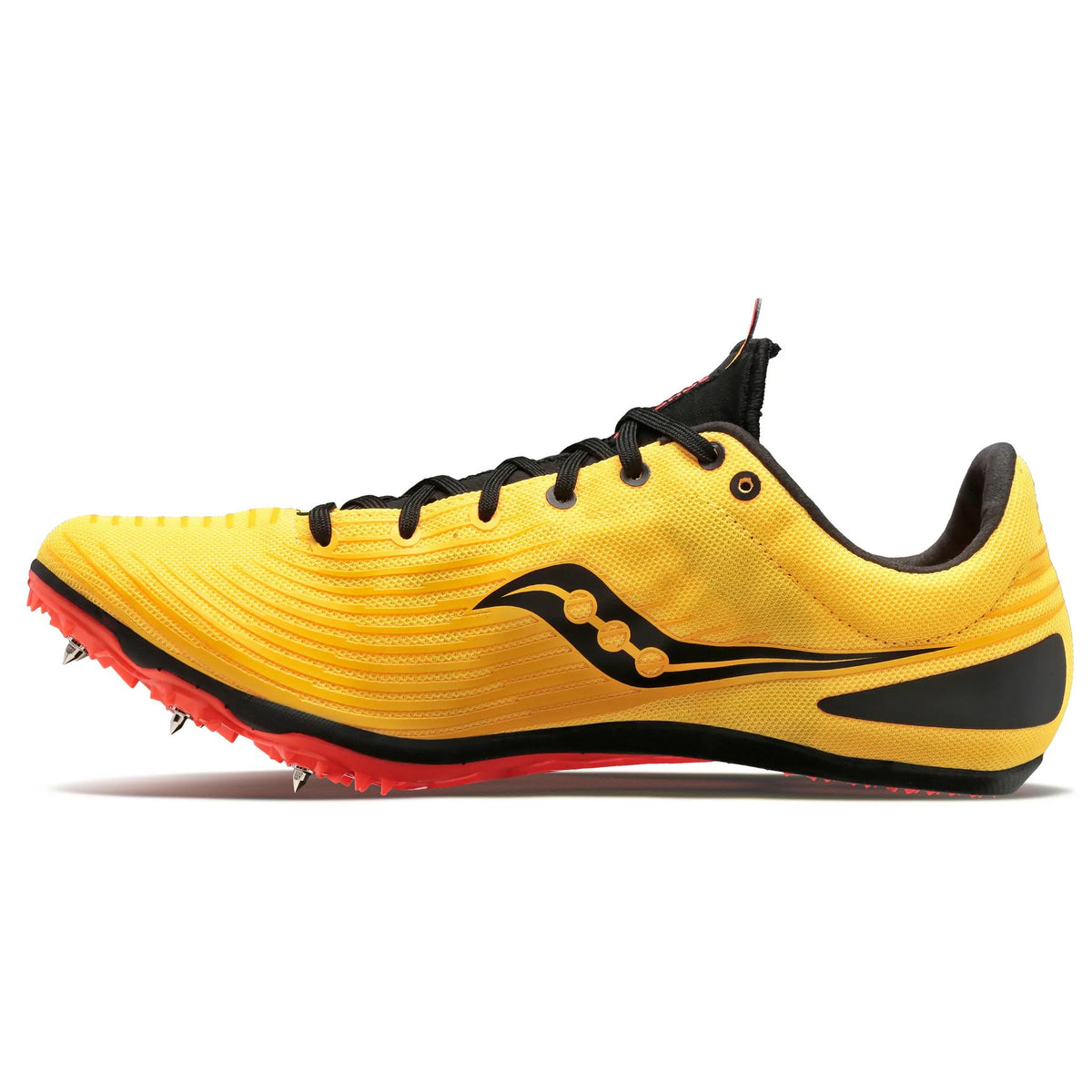 Saucony Men's Ballista MD 16 Vizigld/Visired pair angle