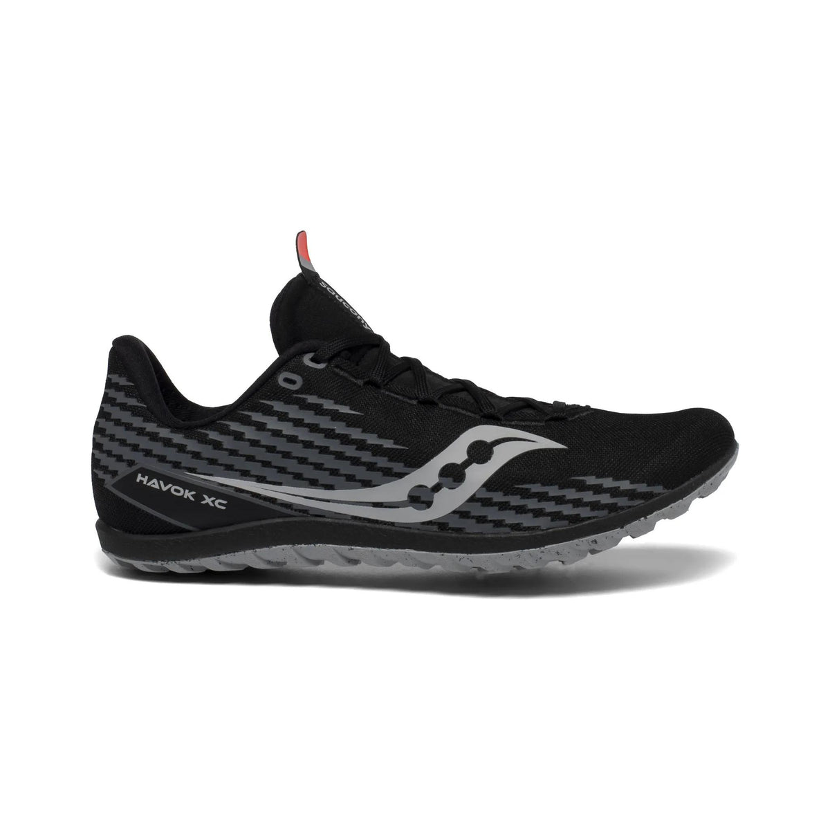 Saucony Men's Havok XC 3 40 Black/Gray lateral