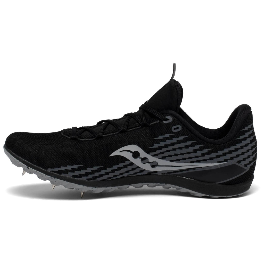 Saucony Men's Havok XC 3 40 Black/Gray pair angle