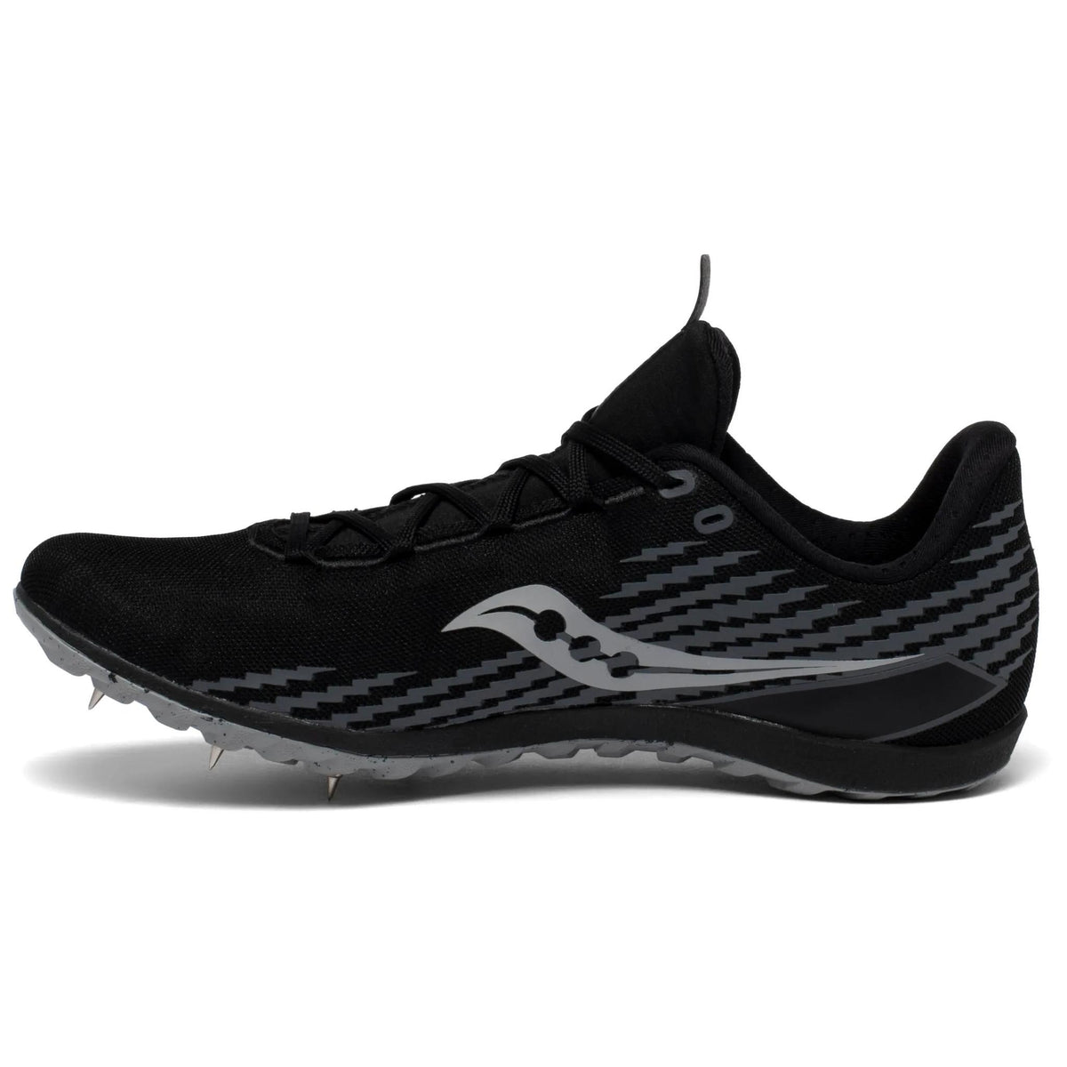 Saucony Men's Havok XC 3 40 Black/Gray pair angle