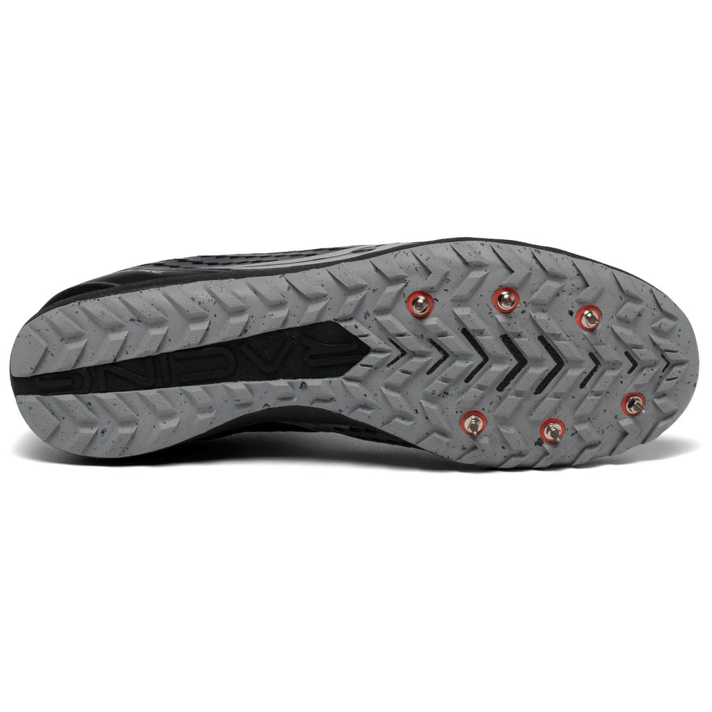 Saucony Men's Havok XC 3 40 Black/Gray heel