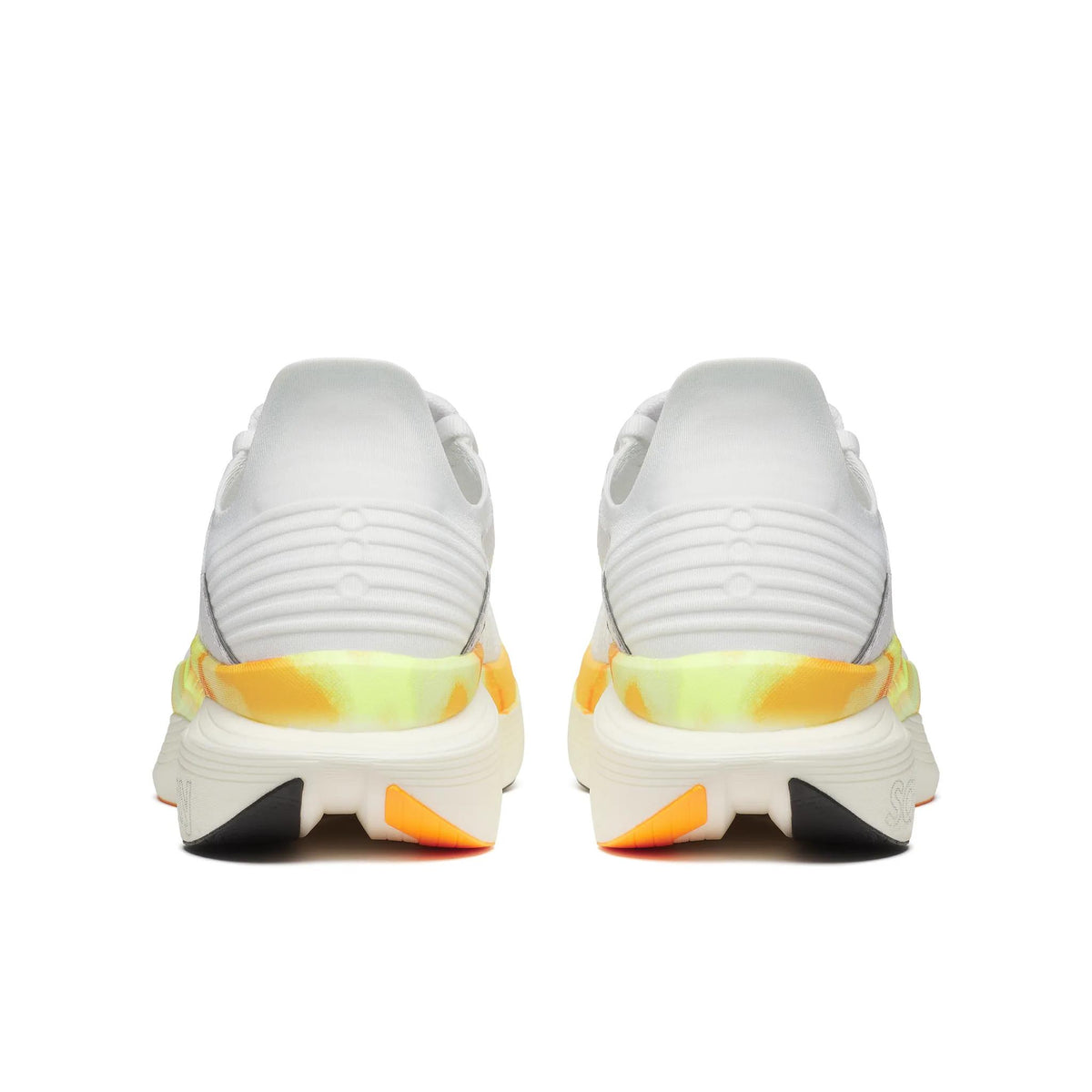 Saucony Unisex Endorphin Elite 2 130 White/Peel heel