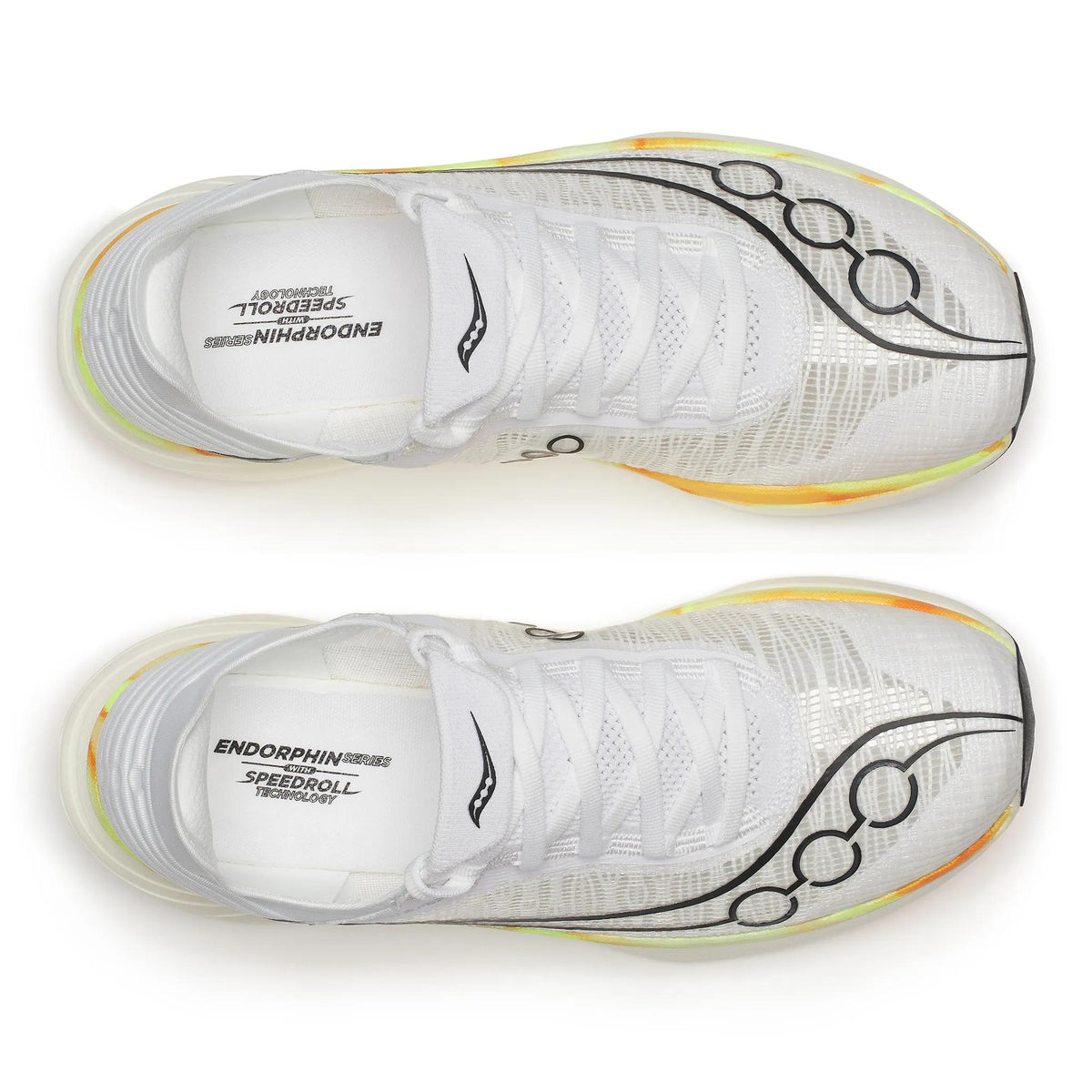 Saucony Unisex Endorphin Elite 2 130 White/Peel top