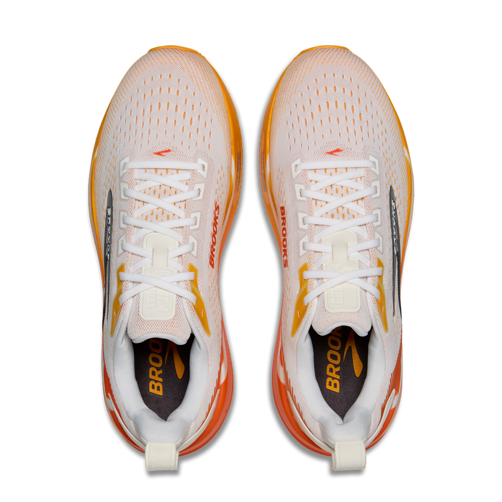 Men's Ghost Max 4 162 White/Orange/Red top