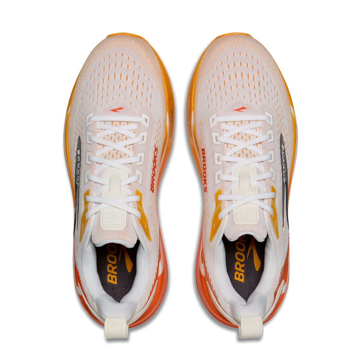 Men's Ghost Max 4 162 White/Orange/Red top