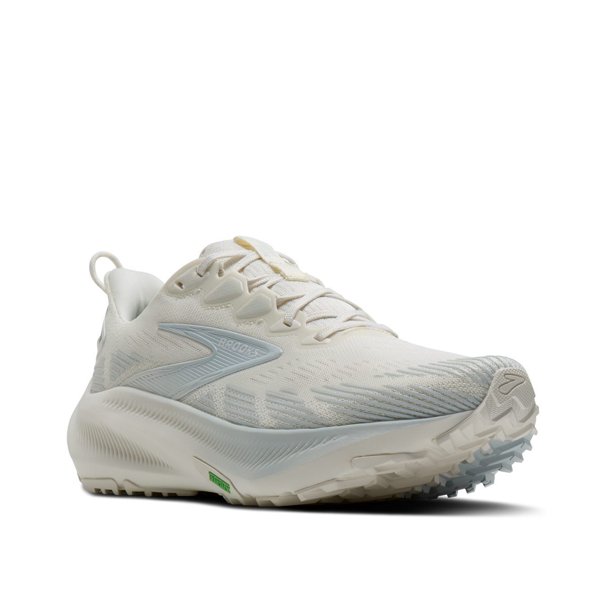 Brooks Women's Ghost Trail 153 Coconut/Bluewash/Skywriting pair angle