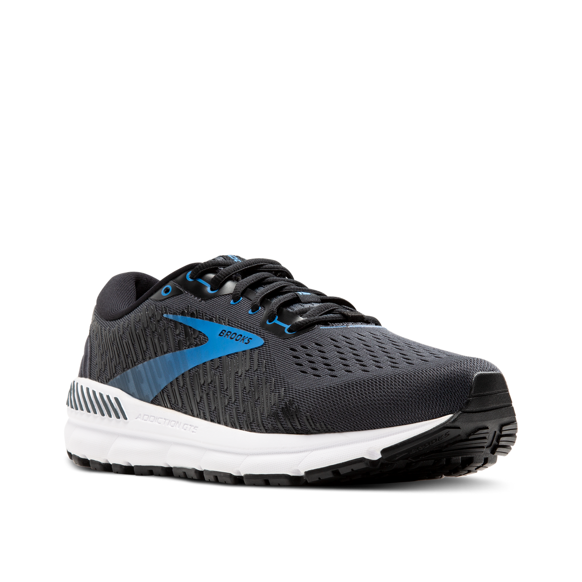 Brooks Men's Addiction GTS 15 077 Black/Blue pair angle