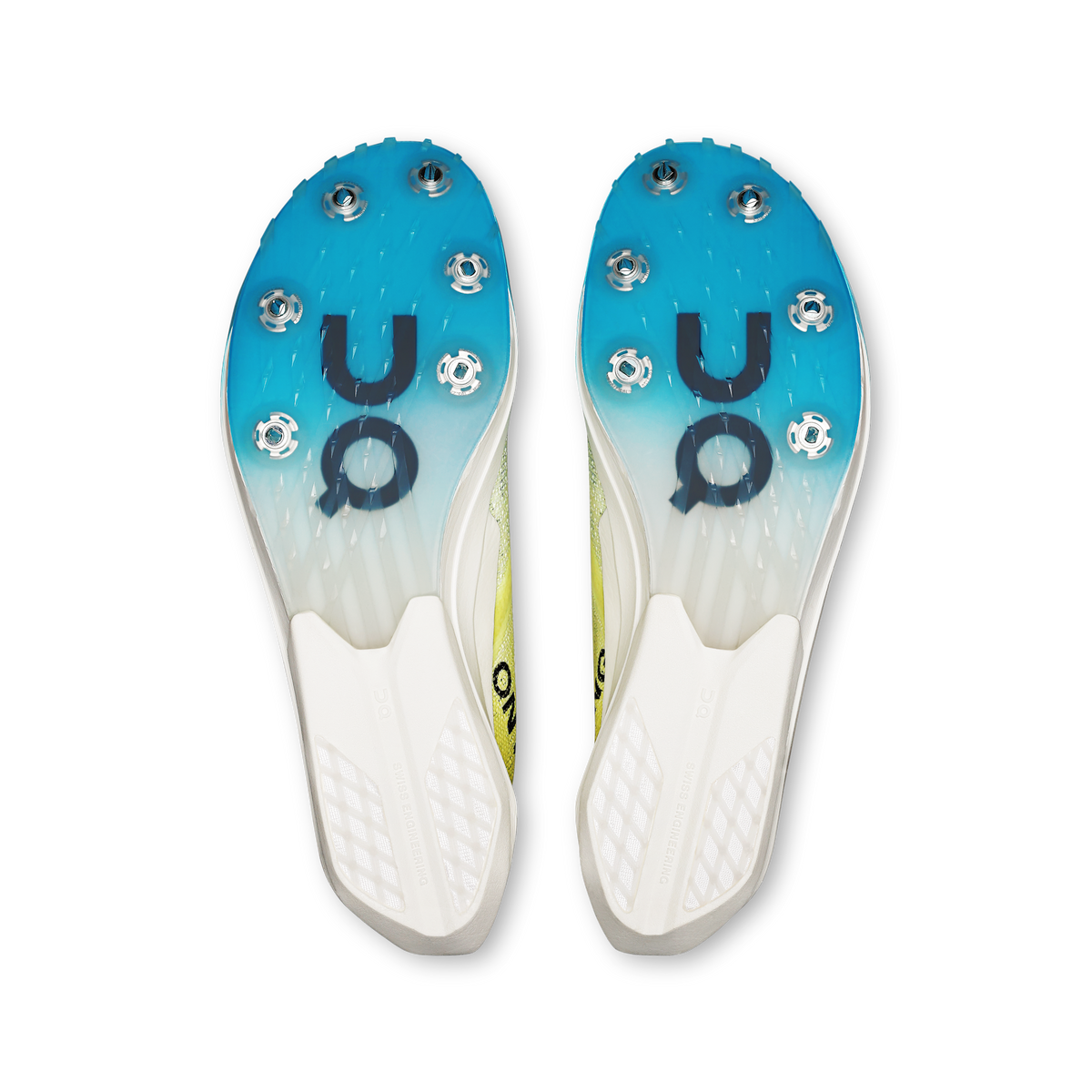 Women's Cloudspike Citius 2 3003 Limelight/White medial