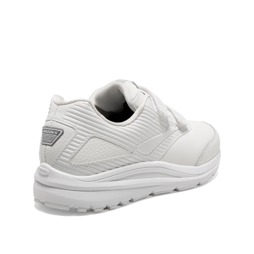 Brooks Men's Addiction Walker Velcro Wide 142 White/White heel