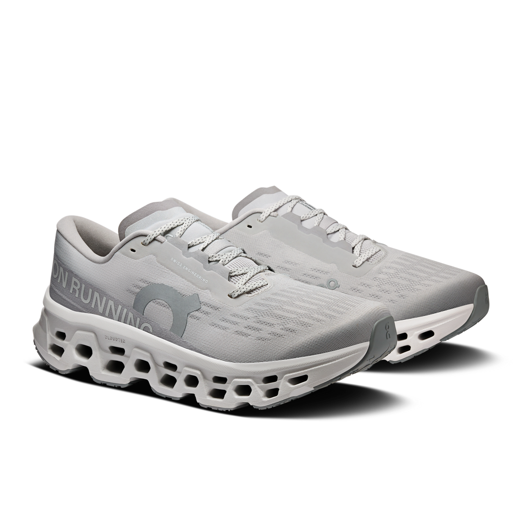 On Running Men's Cloudmonster 3 4747 Wolf/Wolf pair angle