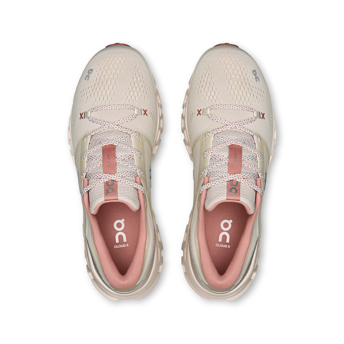 On Running Women's Cloud X 5 6221 Pearl/Oyster top