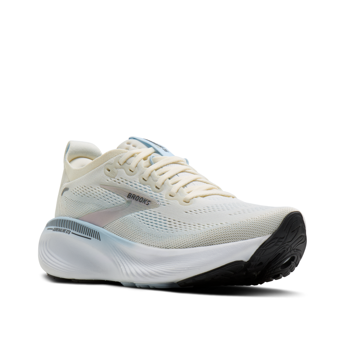 Brooks Women's Adrenaline GTS 25 120 StarWhite/Nantucket/Chrome pair angle
