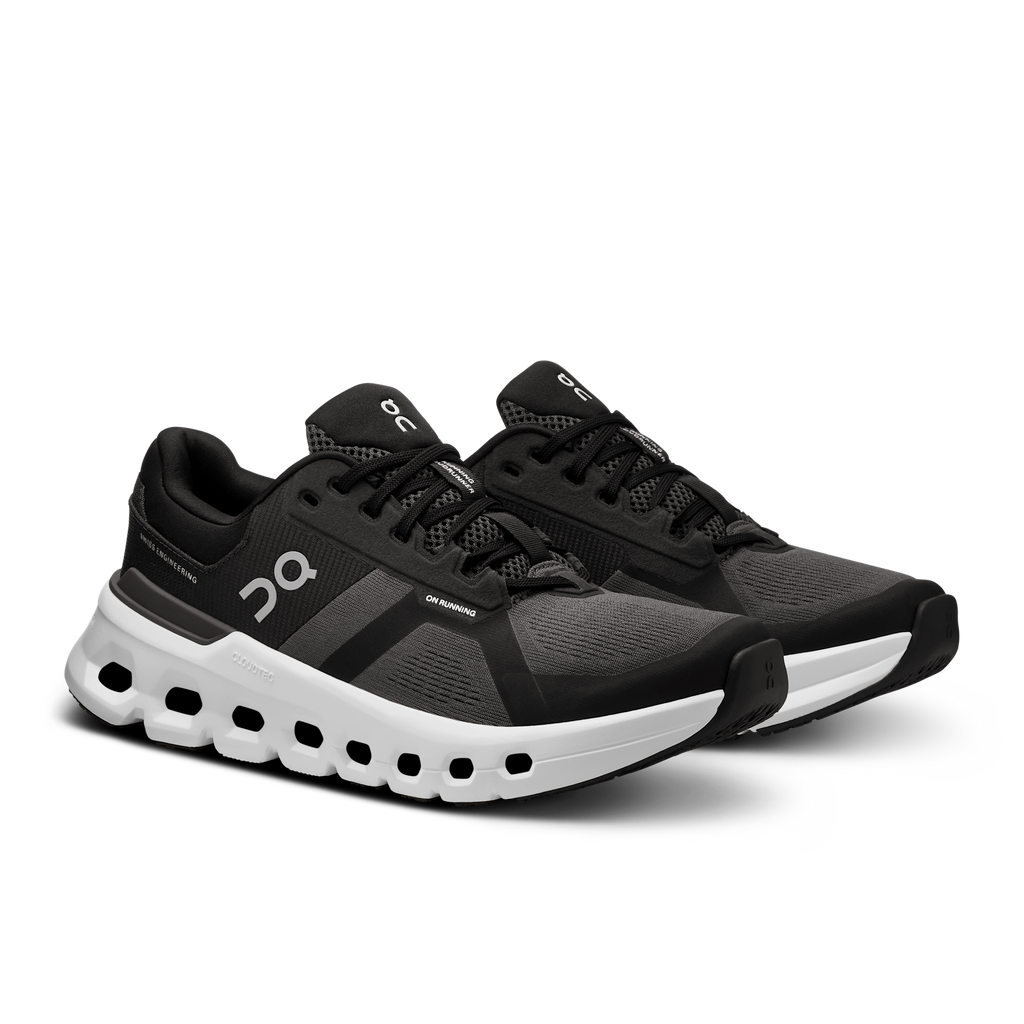On Running Women's Cloudrunner 2 0264 Eclipse/Black pair angle