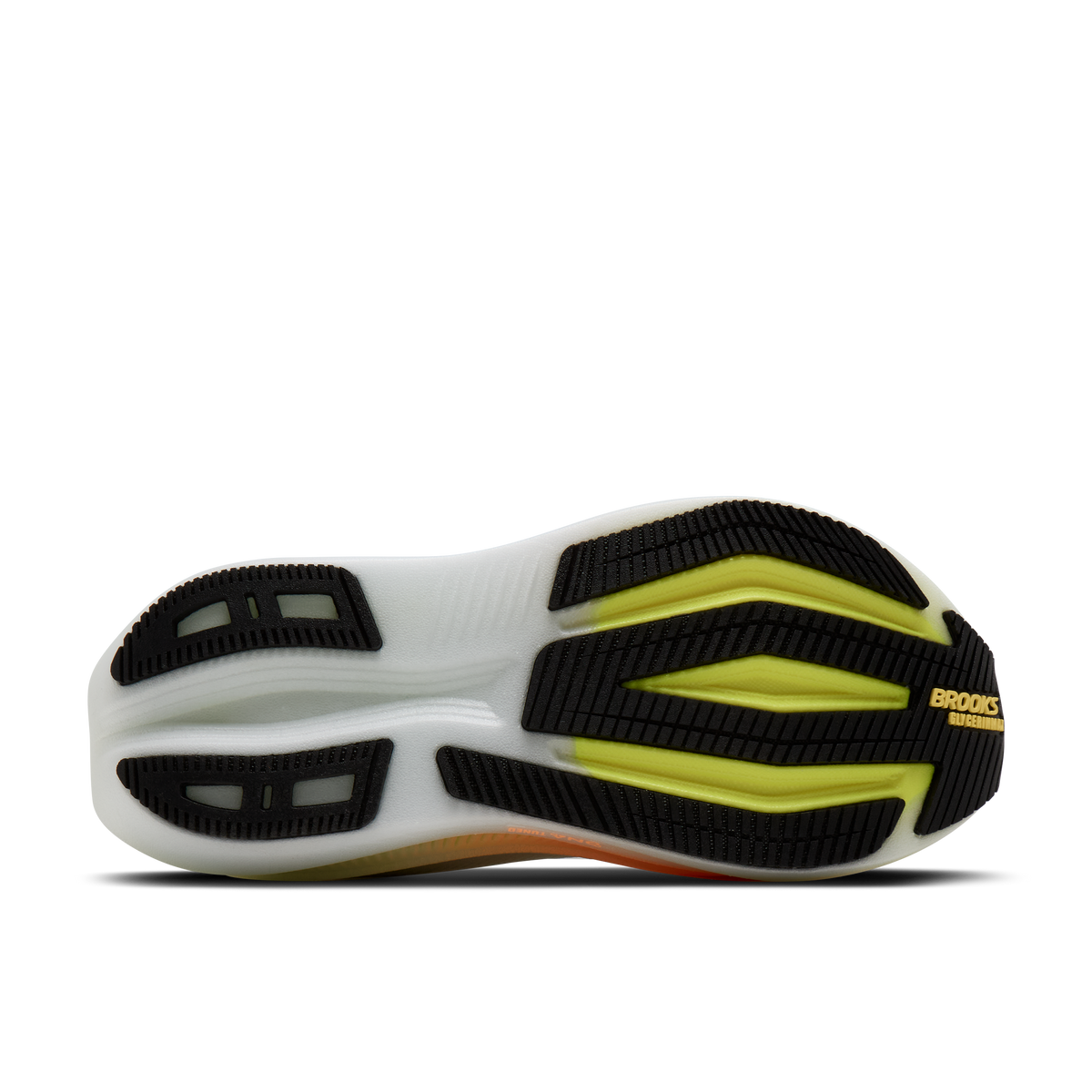 Brooks Women's Glycerin Max 2 196 White/CyberYellow/Nightlife outsole