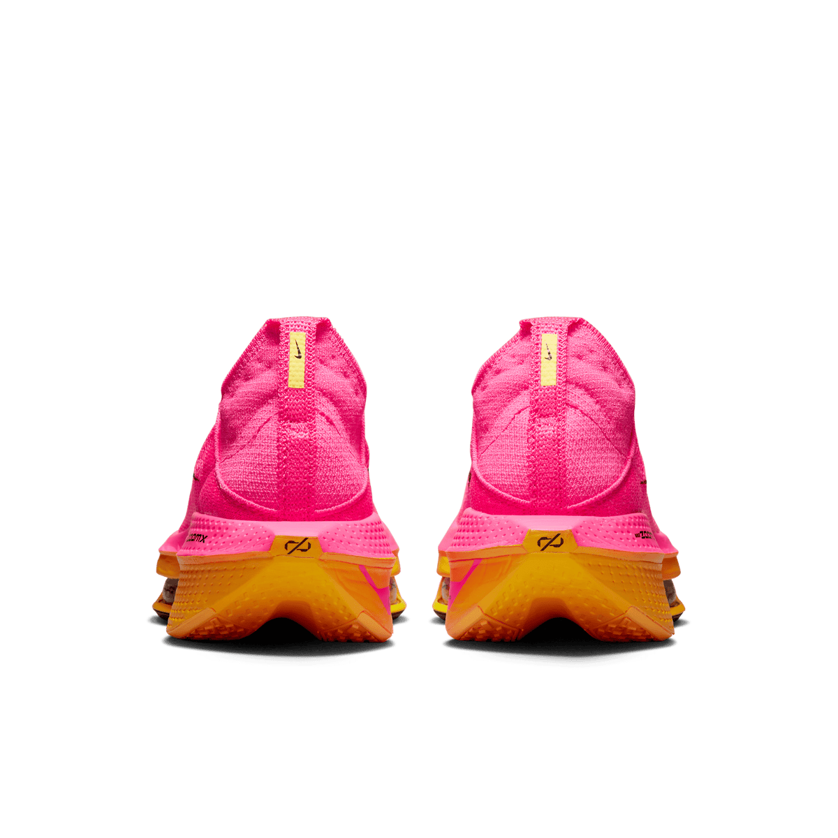 Nike Women's AlphaFly Next% 2 600 Pink/Orange heel