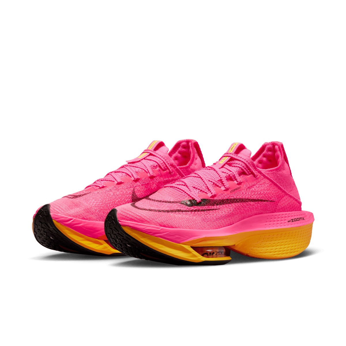 Nike Women's AlphaFly Next% 2 600 Pink/Orange pair angle