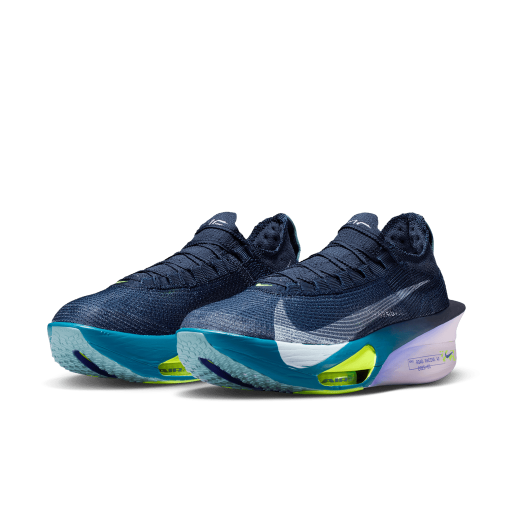 Nike Men's Air Zoom Alphafly Next% 3 401 Obsidian/WhiteDollPersianViolet pair angle