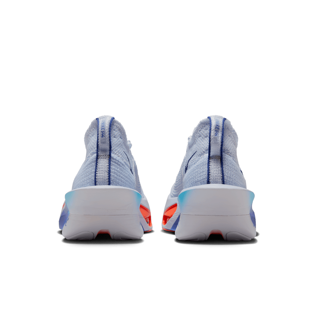 Nike Men's Air Zoom Alphafly Next% 3 001 FootballGrey/BlueVoidGhost heel