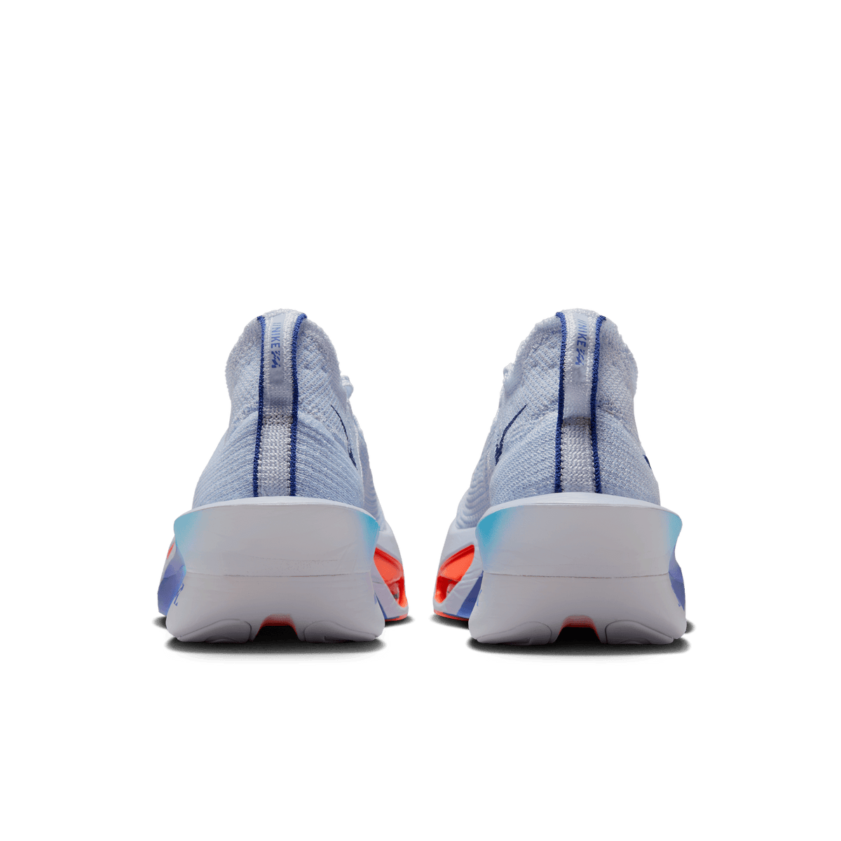 Nike Men's Air Zoom Alphafly Next% 3 001 FootballGrey/BlueVoidGhost heel