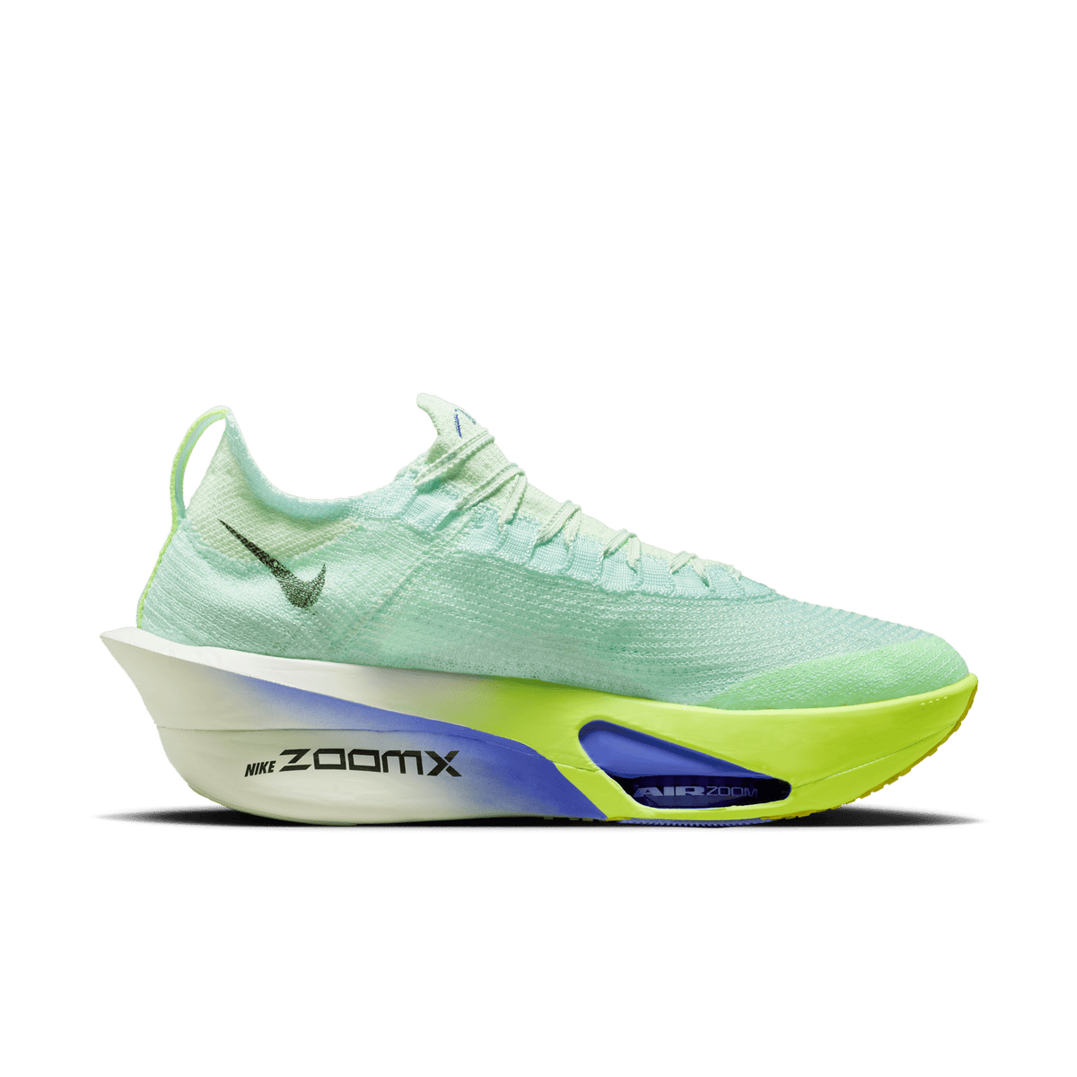 Nike Men's Air Zoom Alphafly Next% 3 300 BarelyGreen/BlackSpruceVoltTint medial