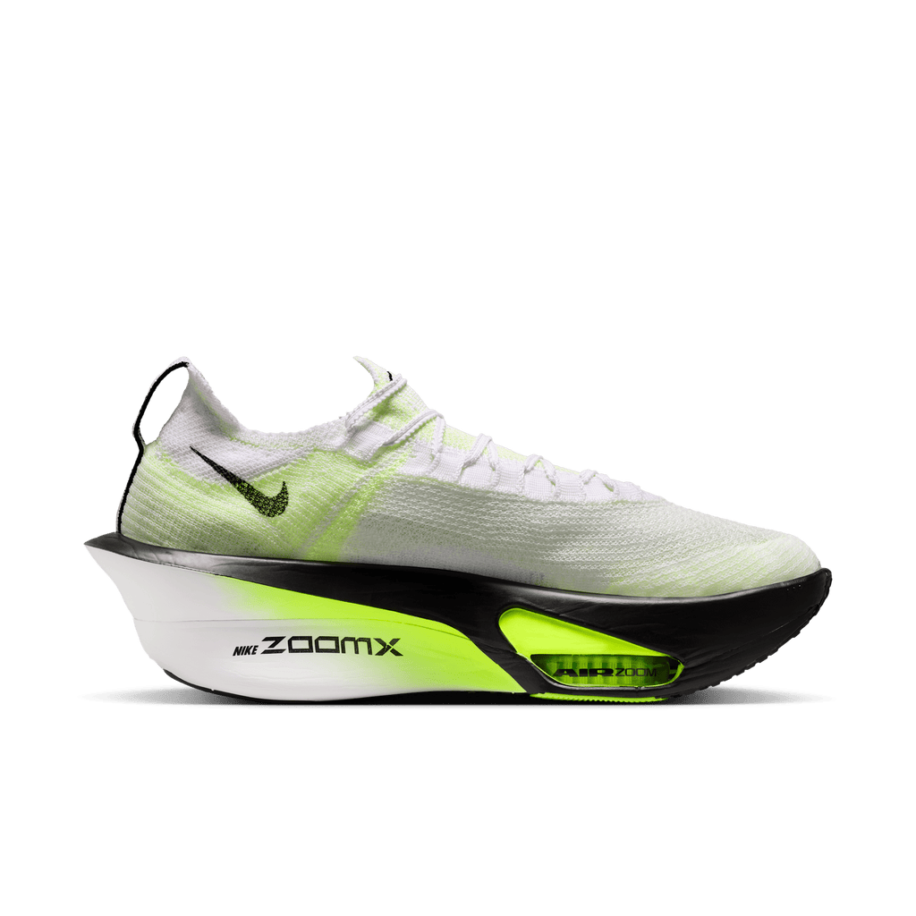 Nike Men's Air Zoom Alphafly Next% 3 100 White/BlackVoltBarelyVolt medial