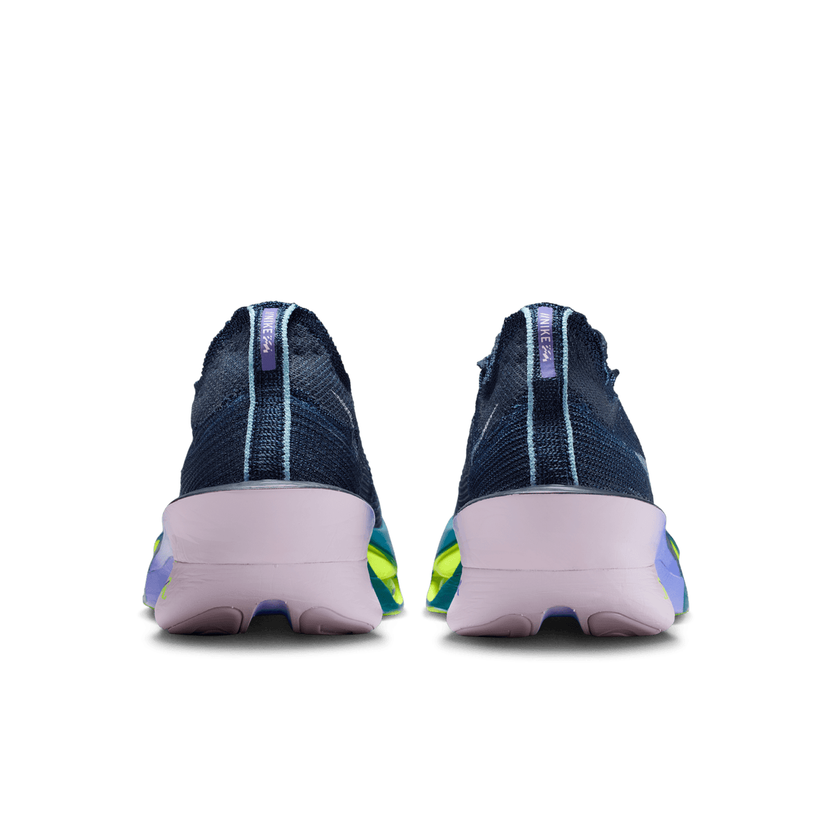 Nike Men's Air Zoom Alphafly Next% 3 401 Obsidian/WhiteDollPersianViolet heel
