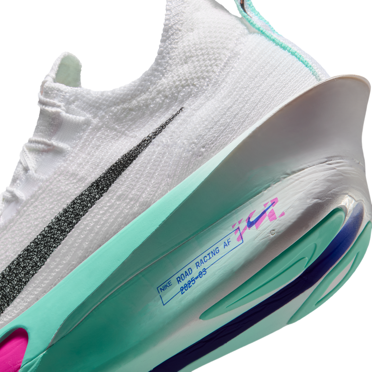 Nike Men's Air Zoom Alphafly Next% 3 104 White/BlackHyperTurqConcord detail 2