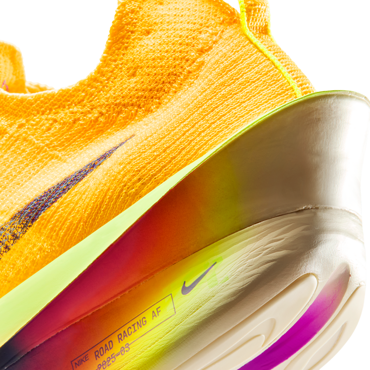 Nike Men's Air Zoom Alphafly Next% 3 800 LaserOrange/IndigoBurstCitronPulse detail 2
