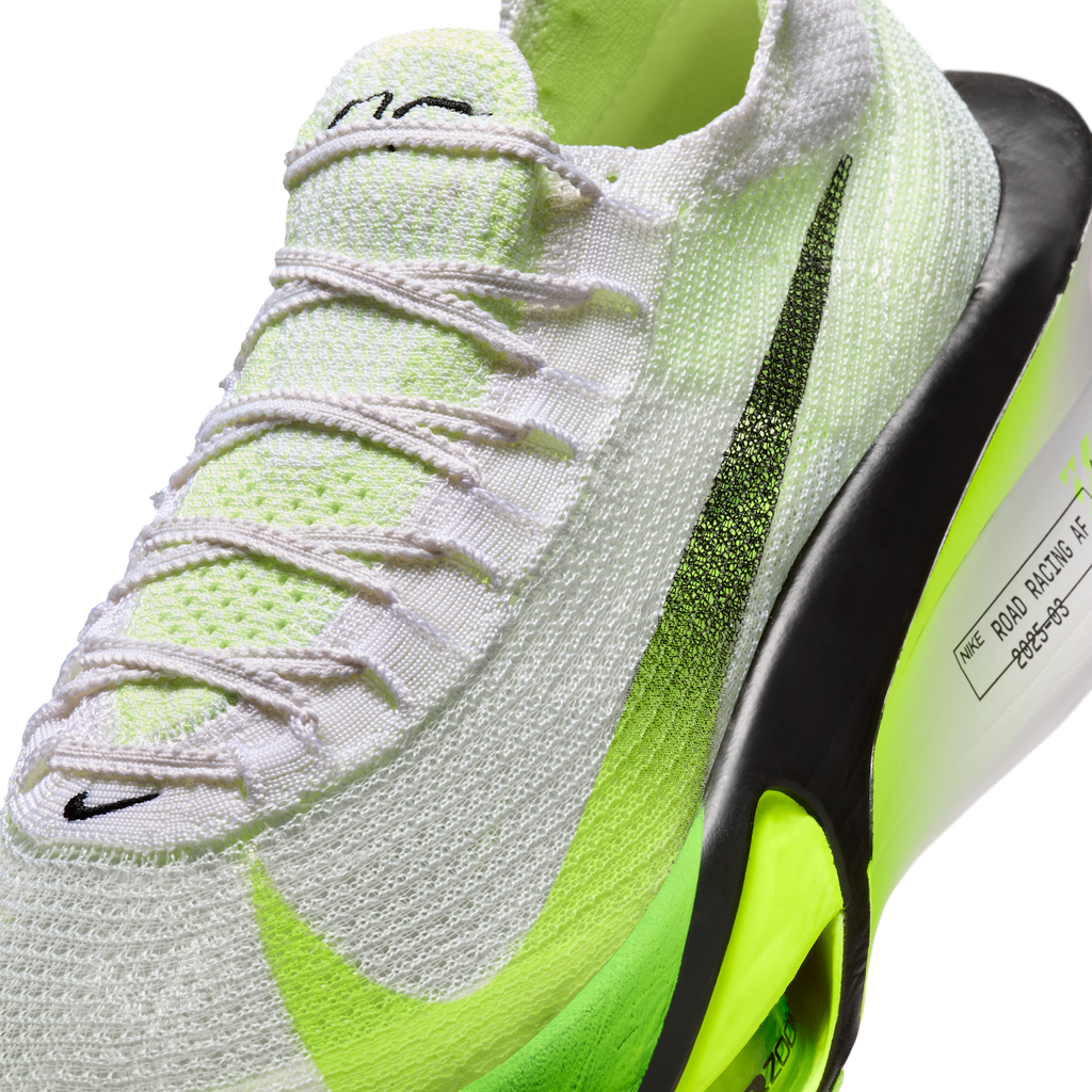 Nike Men's Air Zoom Alphafly Next% 3 100 White/BlackVoltBarelyVolt detail