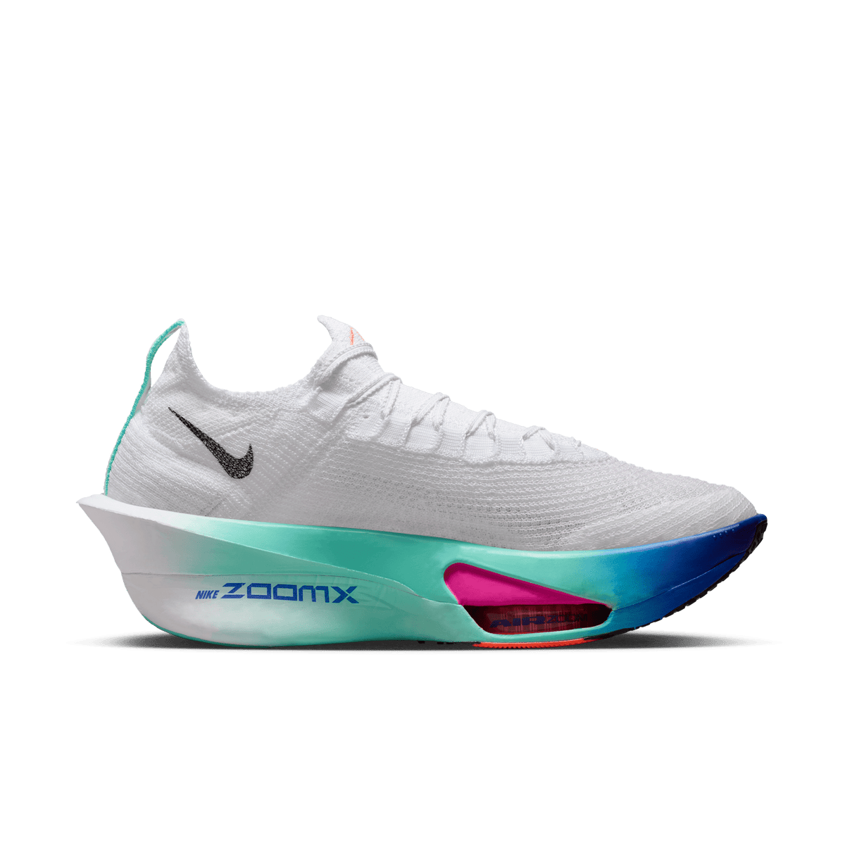 Nike Men's Air Zoom Alphafly Next% 3 104 White/BlackHyperTurqConcord medial