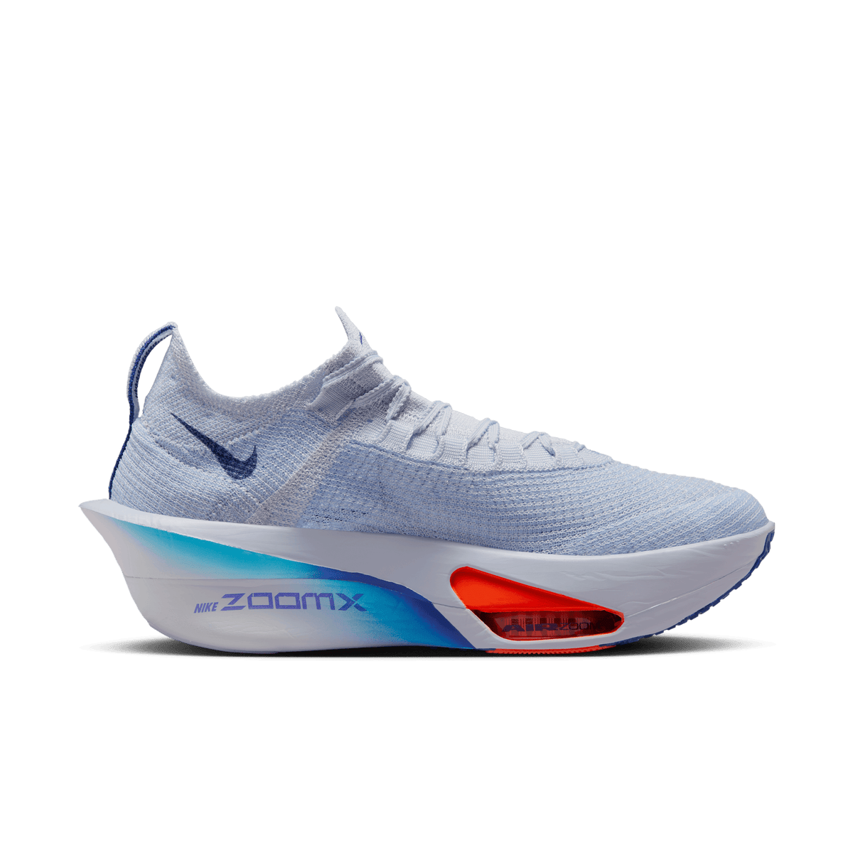 Nike Men's Air Zoom Alphafly Next% 3 001 FootballGrey/BlueVoidGhost medial