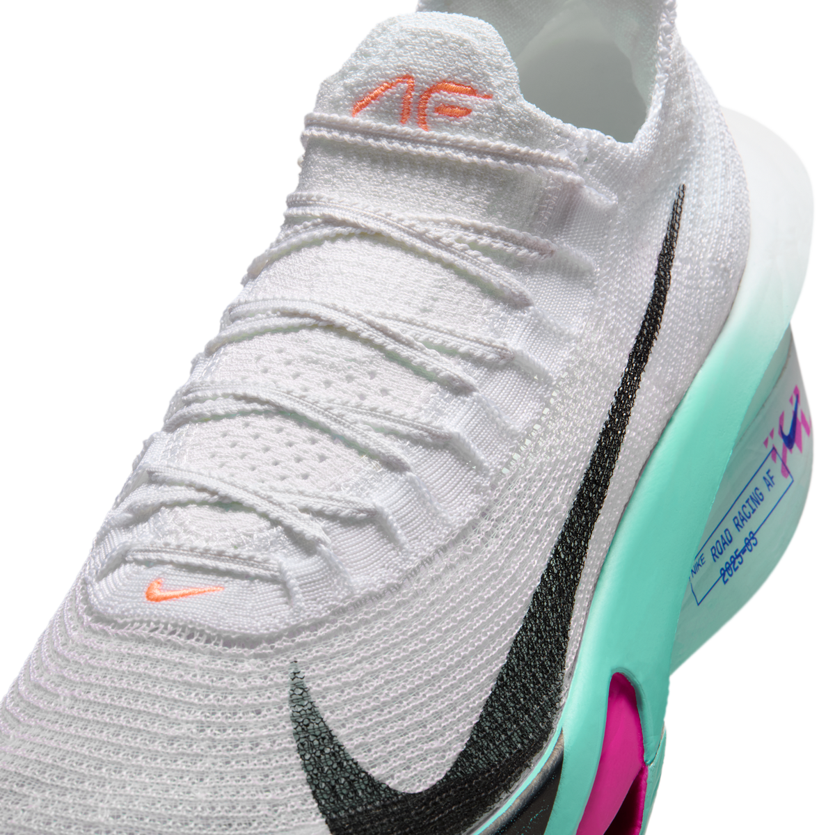 Nike Men's Air Zoom Alphafly Next% 3 104 White/BlackHyperTurqConcord detail