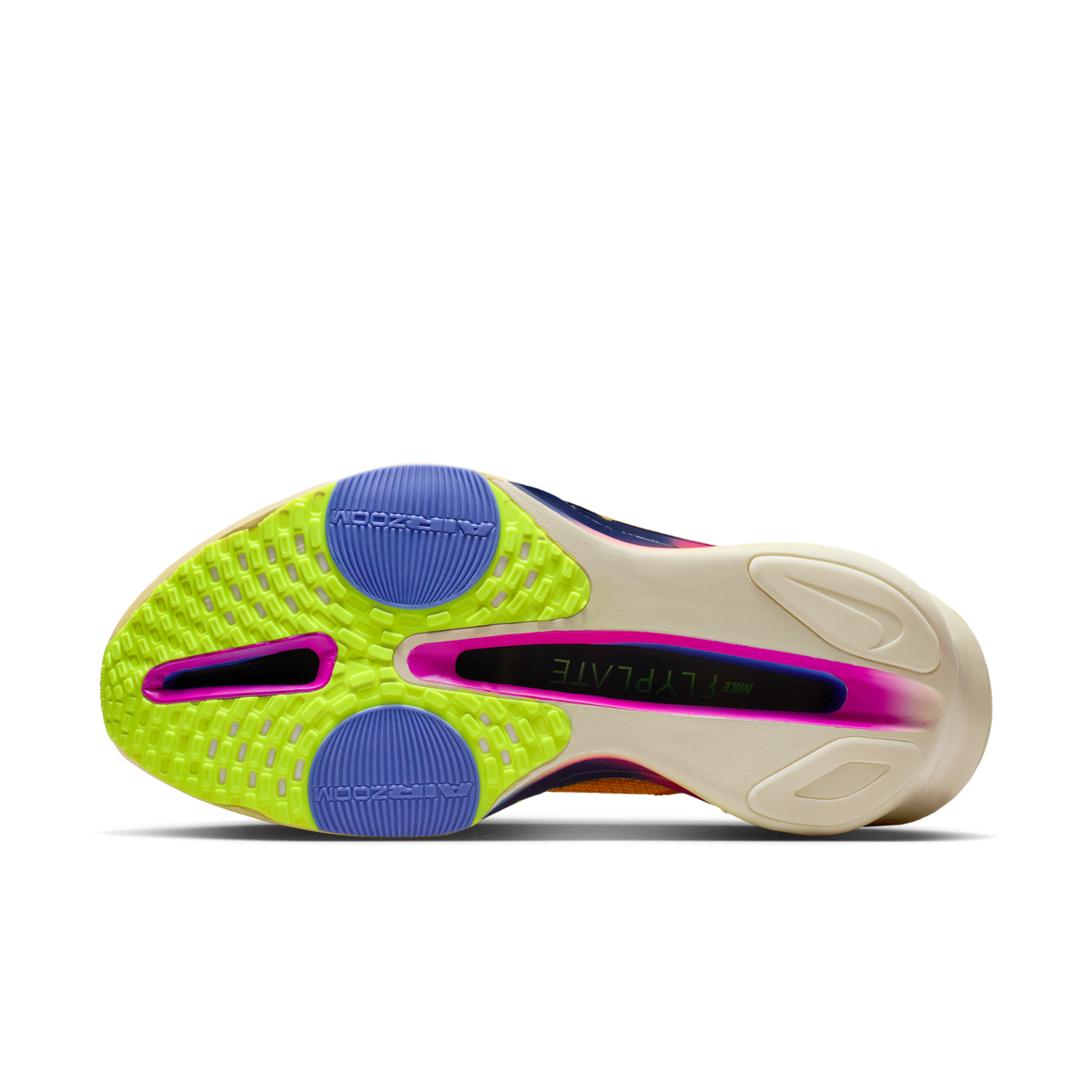 Nike Men's Air Zoom Alphafly Next% 3 800 LaserOrange/IndigoBurstCitronPulse outsole