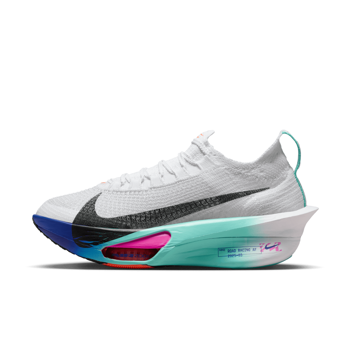 Nike Women's Air Zoom Alphafly Next% 3 104 White/BlackHyperTurqConcord lateral