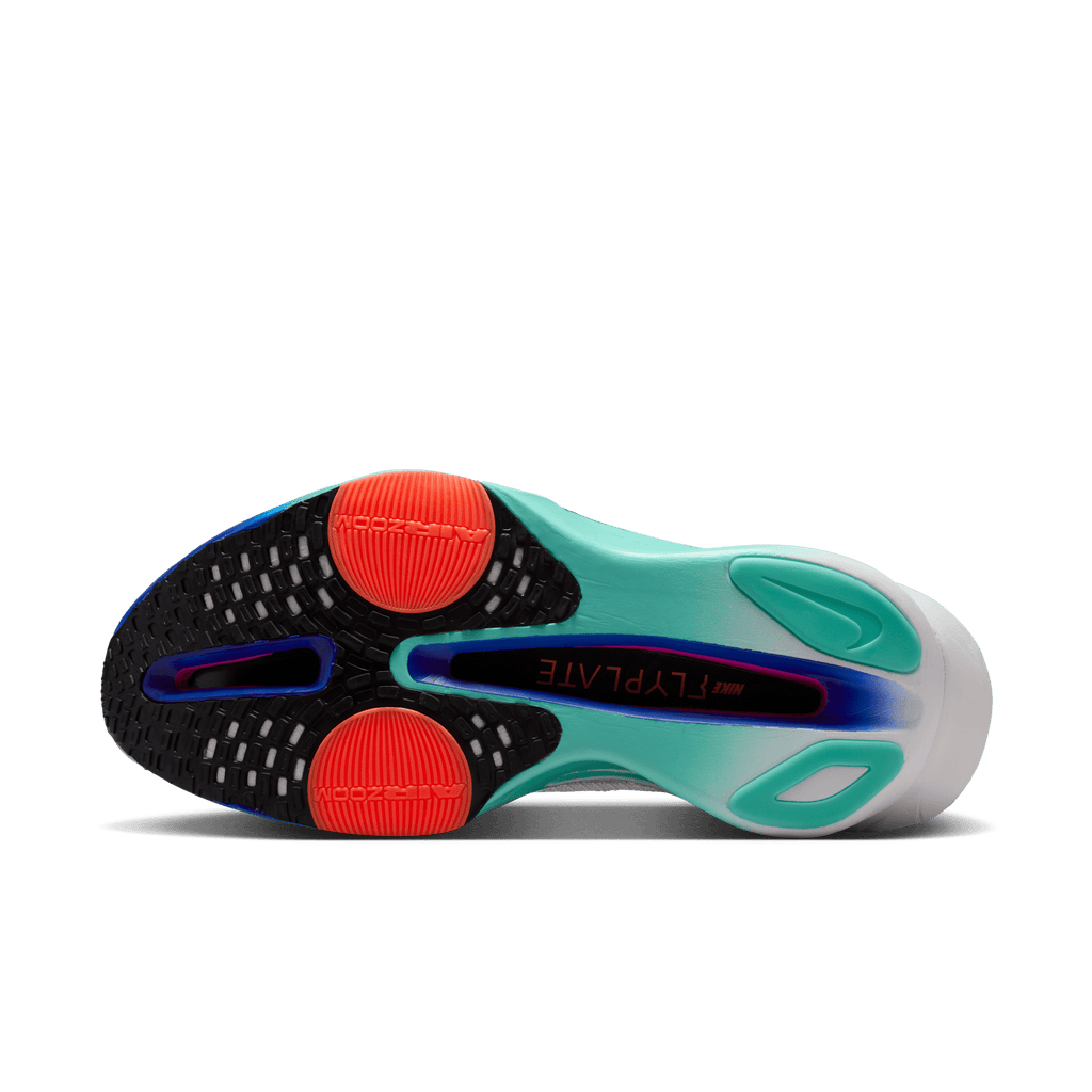 Nike Women's Air Zoom Alphafly Next% 3 104 White/BlackHyperTurqConcord outsole