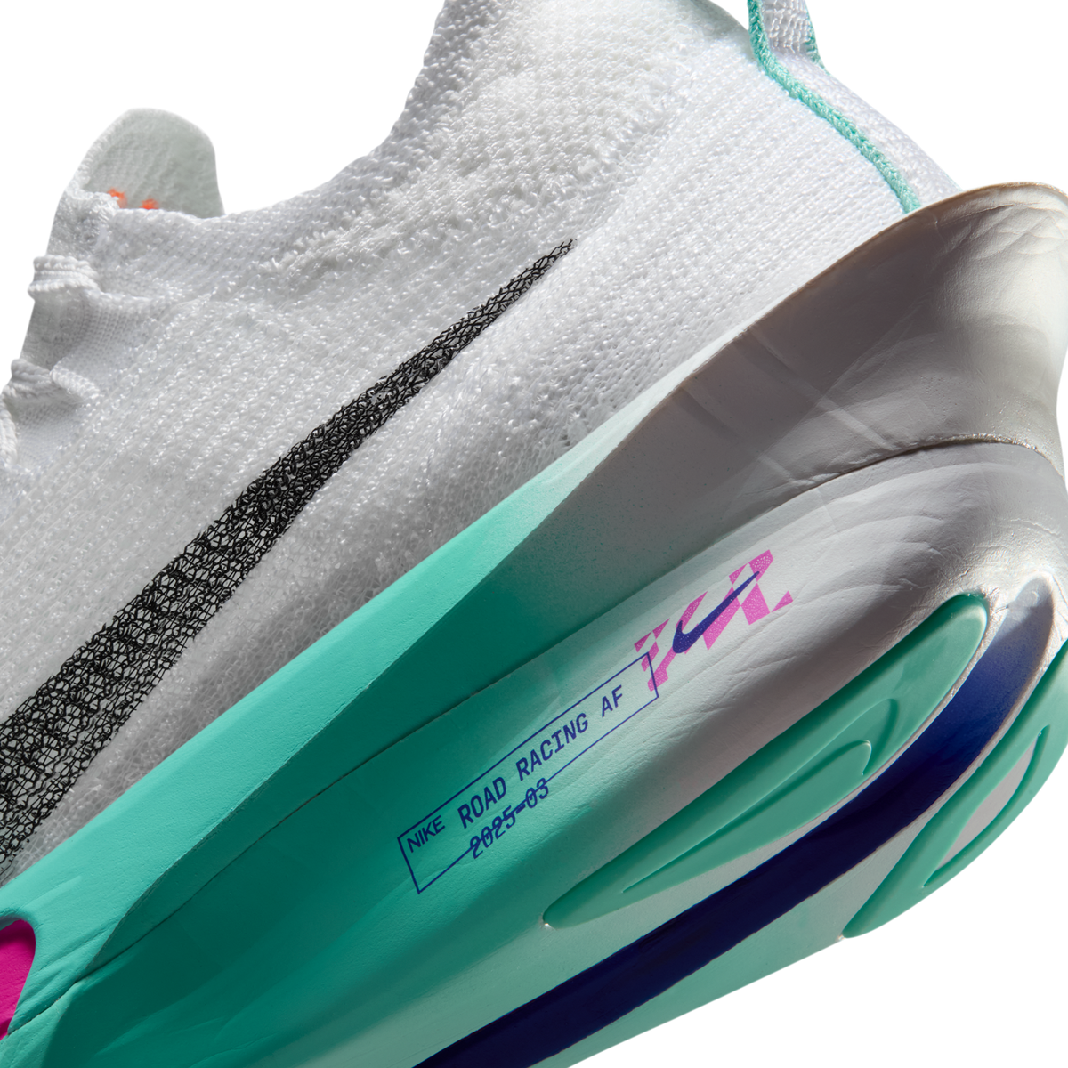Nike Women's Air Zoom Alphafly Next% 3 104 White/BlackHyperTurqConcord detail 2