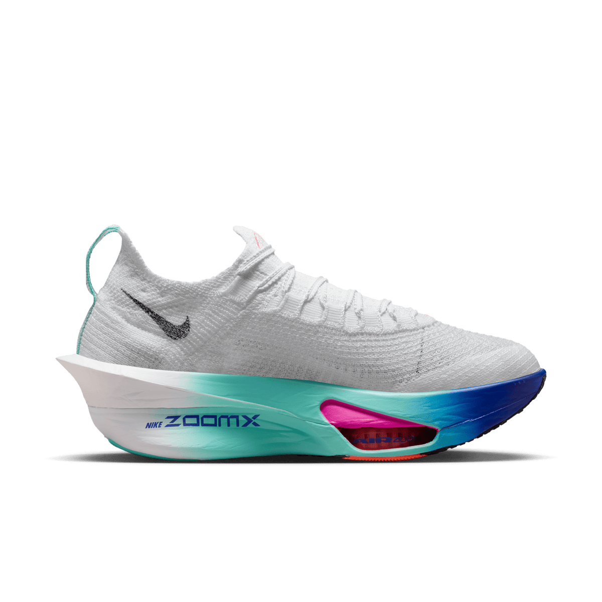 Nike Women's Air Zoom Alphafly Next% 3 104 White/BlackHyperTurqConcord medial