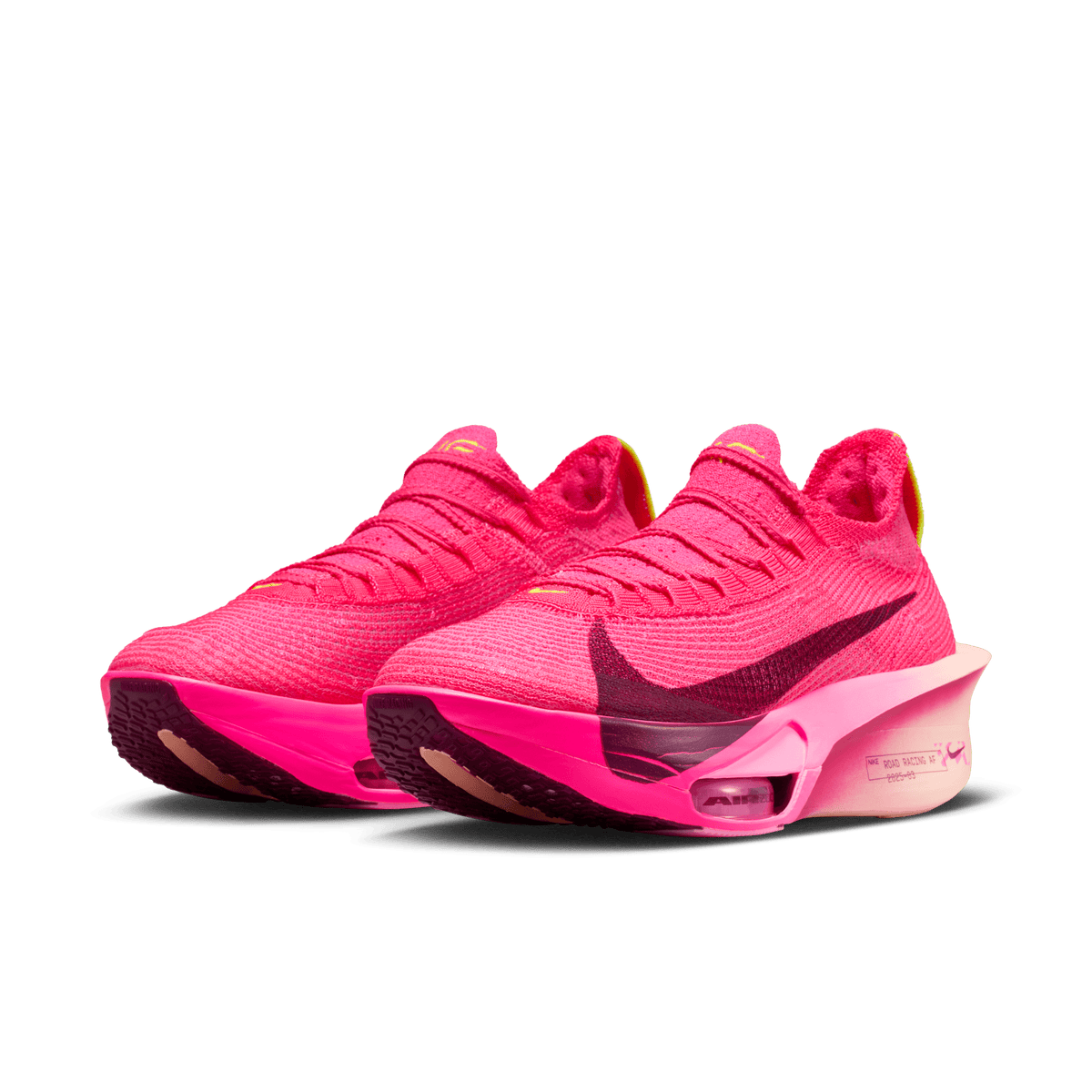 Nike Women's Air Zoom Alphafly Next% 3 601 Hyper Pink/bordeauxcrimson Tint pair angle