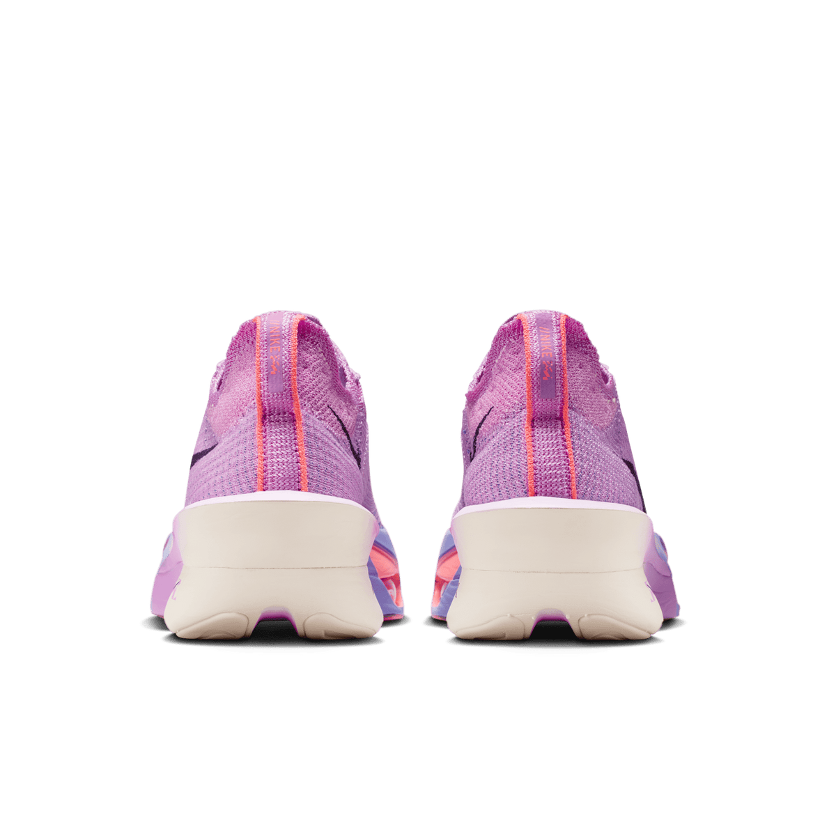 Nike Women's Air Zoom Alphafly Next% 3 500 FuchsiaGlow/PurpleDynasty heel