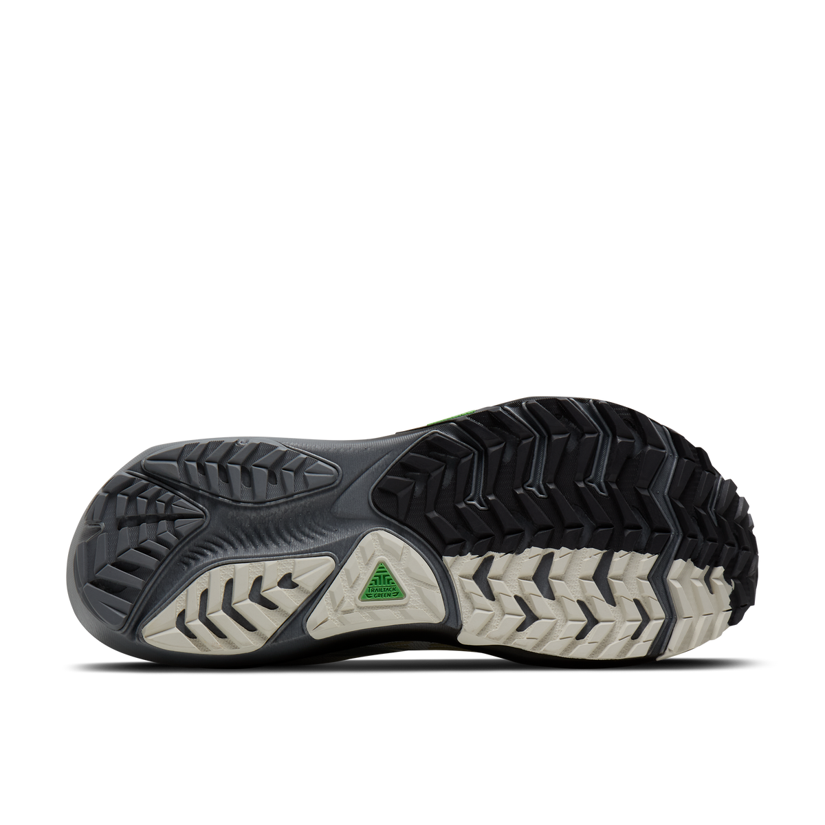 Brooks Men's Ghost Trail 015 Gray/Gray/BleachedSand outsole