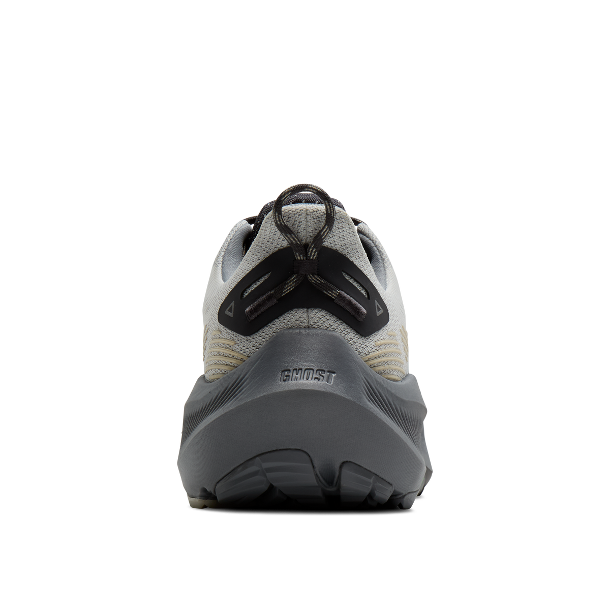 Brooks Men's Ghost Trail 015 Gray/Gray/BleachedSand heel