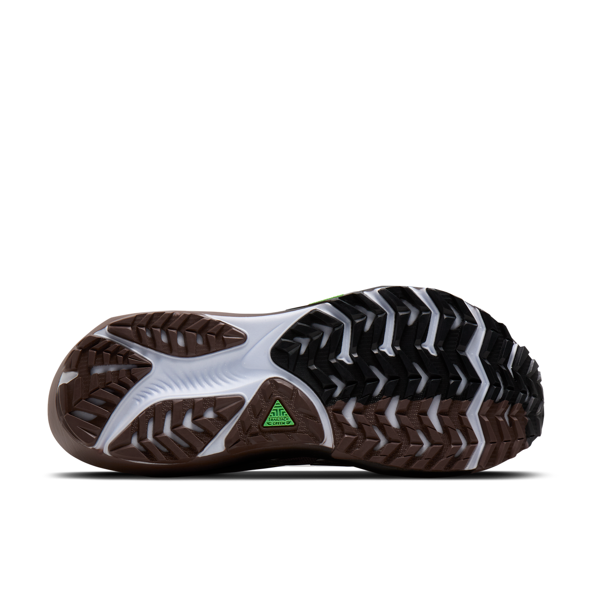 Brooks Men's Ghost Trail 207 Brown/Black/Nightlife outsole