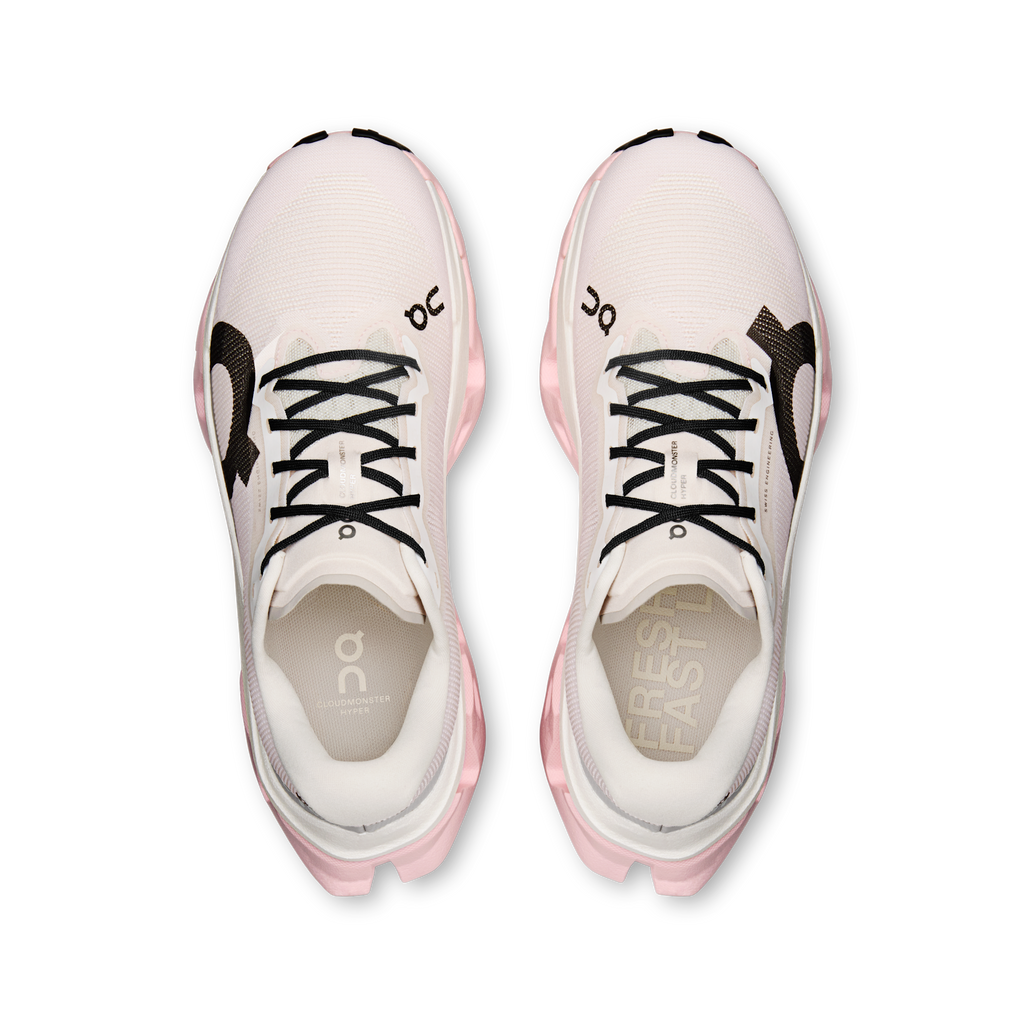 On Running Women's Cloudmonster 3 Hyper 4732 Ivory/Peony top
