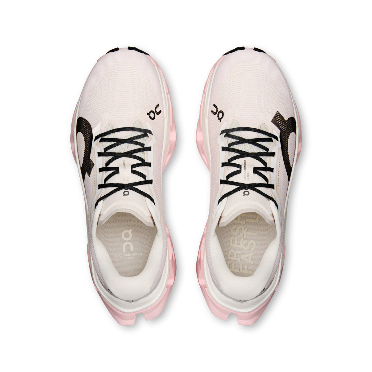 On Running Women's Cloudmonster 3 Hyper 4732 Ivory/Peony top