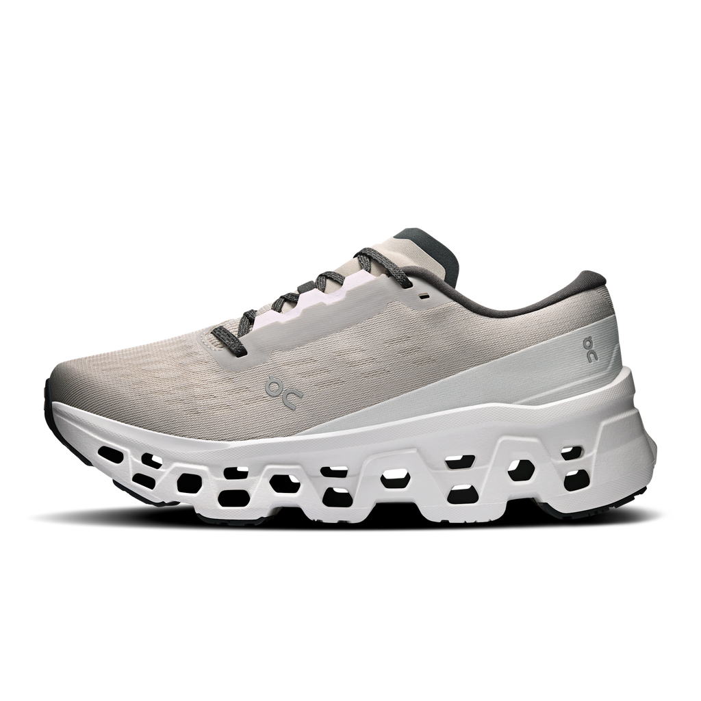 On Running Women's Cloudmonster 3 4861 Truffle/Ivory medial