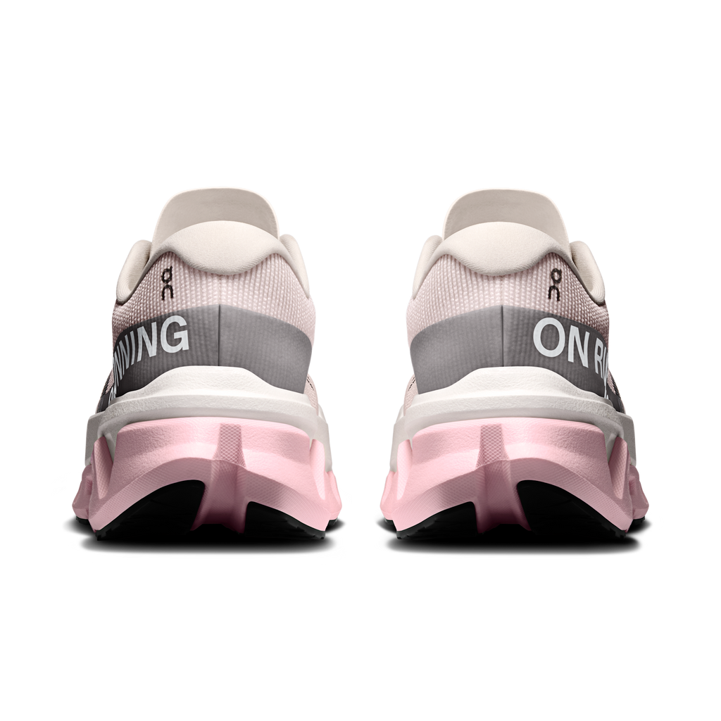 On Running Women's Cloudmonster 3 Hyper 4732 Ivory/Peony heel