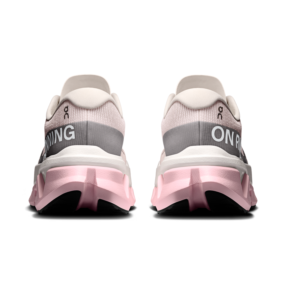 On Running Women's Cloudmonster 3 Hyper 4732 Ivory/Peony heel