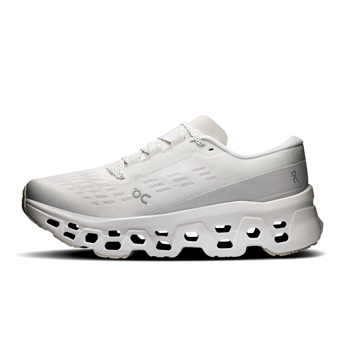 On Running Women's Cloudmonster 3 2852 White/Wolf medial