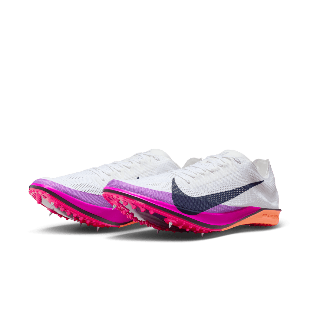 Nike Dragonfly 2 Elite 100 White/ObsidianHyperViolet pair angle