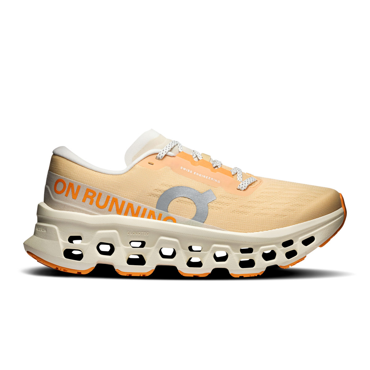 On Running Women's Cloudmonster 3 5257 Squash/Ivory lateral